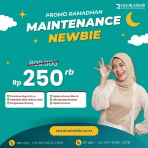maintenance website resolusiweb